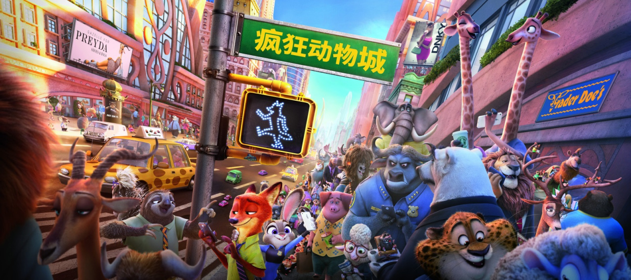 Zootopia 宣传海报